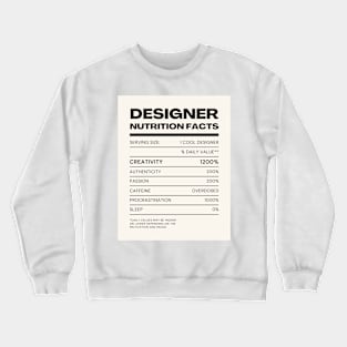 Designer Facts 2 Crewneck Sweatshirt